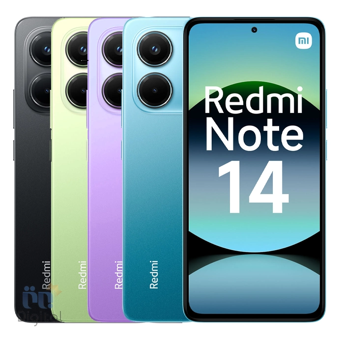 گوشی موبایل شیائومی مدل Redmi Note 14 4G حافظه ۲۵۶ گیگابایت با رم ۸ گیگابایت