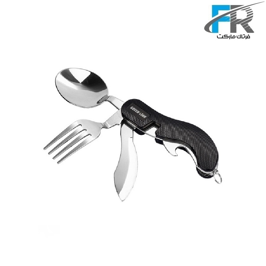 ست قاشق و چنگال گرین لاین مدل GN4IN1CSET- 4 IN 1