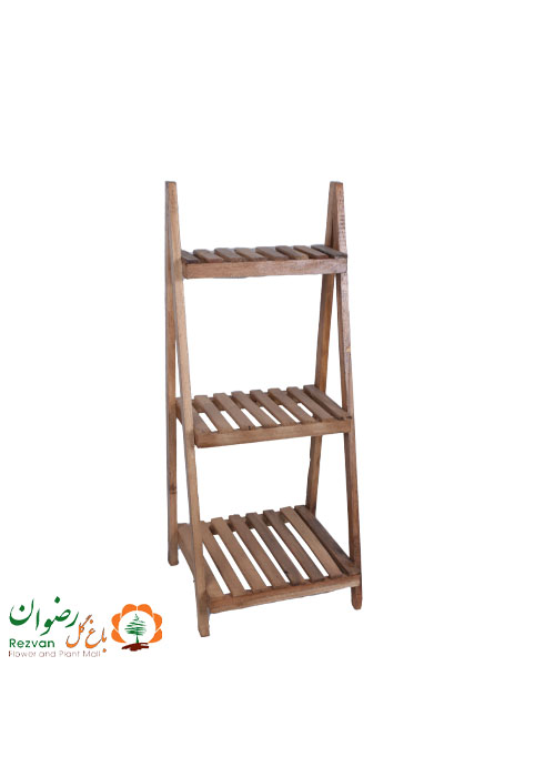 استند چوبی سه طبقه