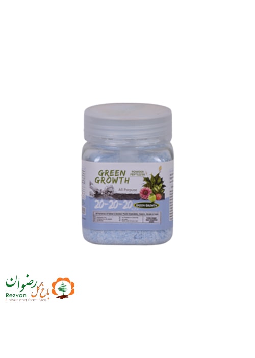 کود 20-20-20 وزن 100گرم گرین گروث