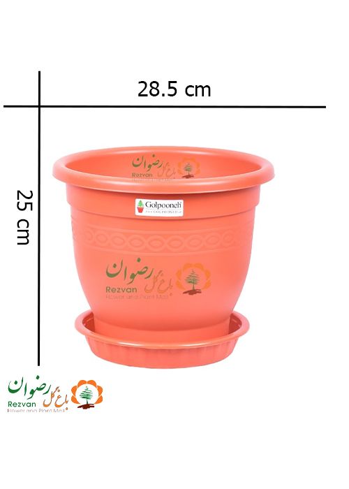 گلدان گلپونه گرد مدل:ZF-314 (دارای رنگبندی متنوع)