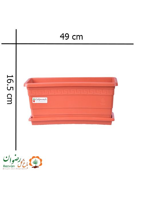 گلدان گلپونه مستطیل مدل:213 (دارای رنگبندی متنوع)