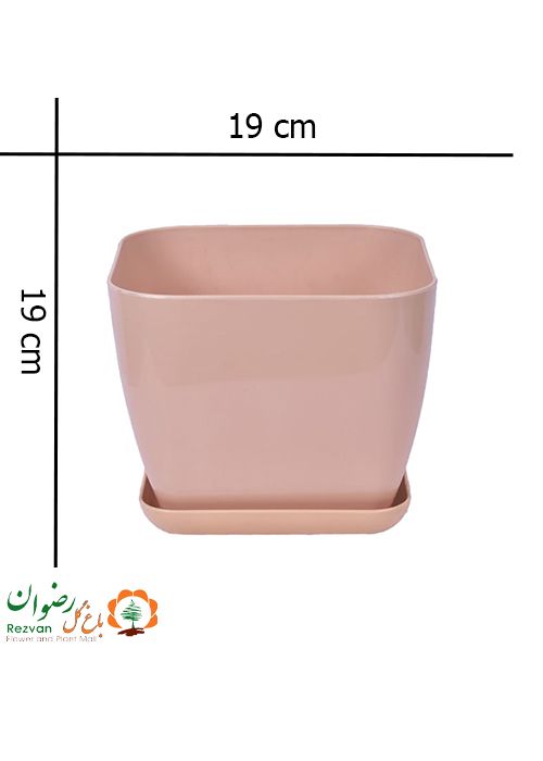 گلدان گلپونه مدل F144 با ارتفاع 17 سانتی متر (دارای رنگبندی متنوع)