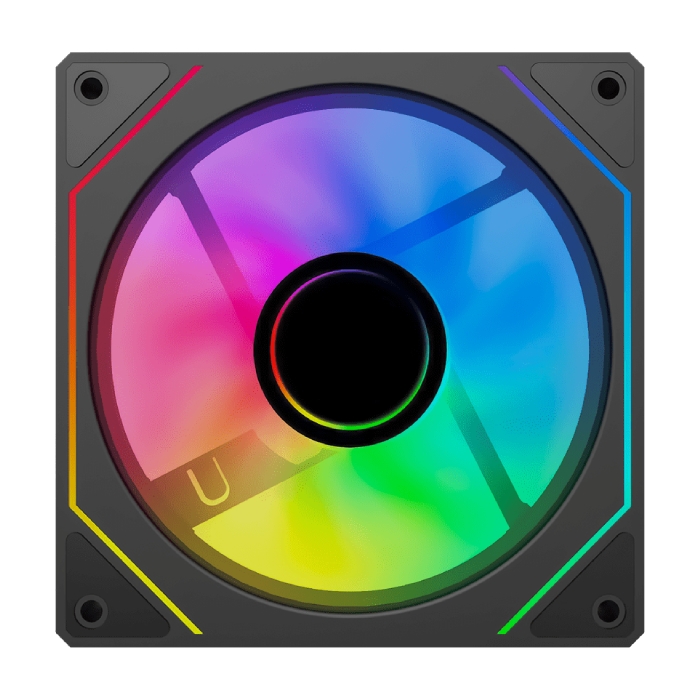 فن کیس گیمینگ مشکی اوست مدل AVI-120 Reverse Black ARGB