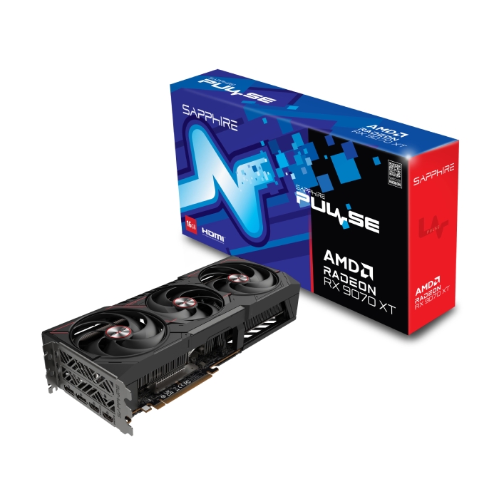 کارت گرافیک سافایر مدل PULSE AMD Radeon RX 9070 XT 16GB GPU