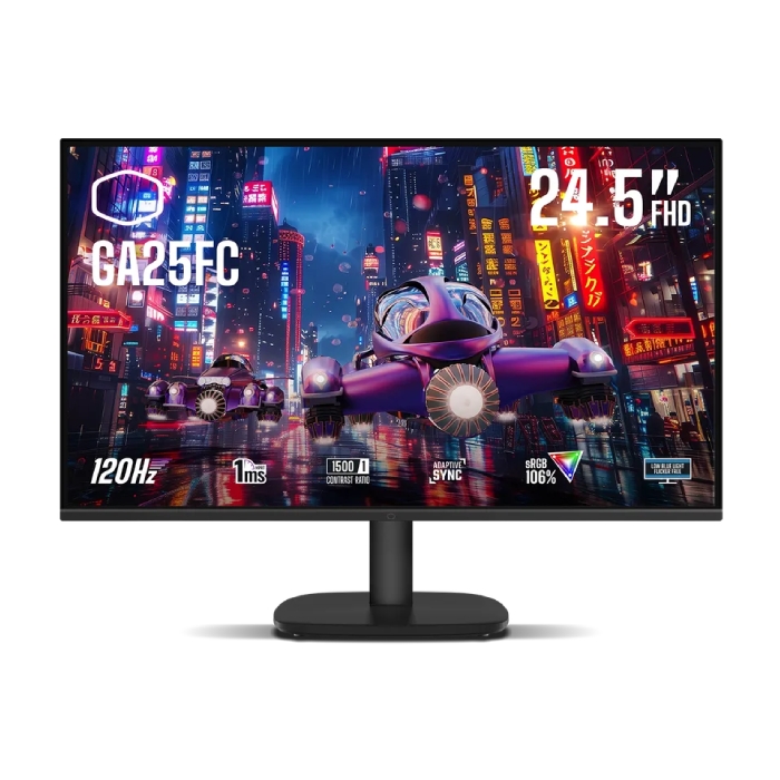 مانیتور 24.5 اینچ گیمینگ کولر مستر مدل GA25FC — تصویر 1