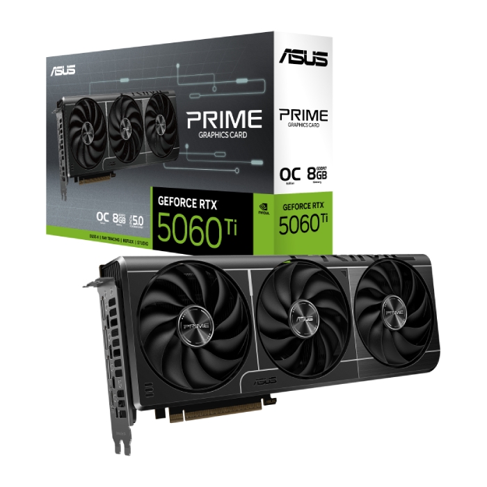 کارت گرافیک ایسوس مدل PRIME GeForce RTX 5060 Ti 8GB GDDR7 OC Edition