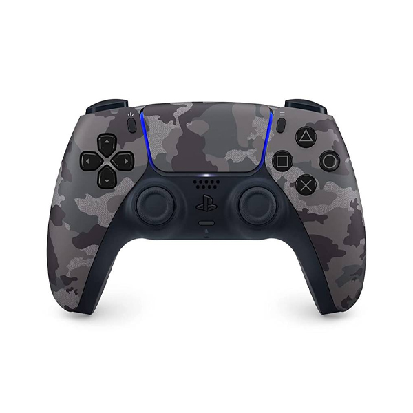 دسته بازی بی سیم سونی رنگ چریکی مدل DualSense 5 gray camo