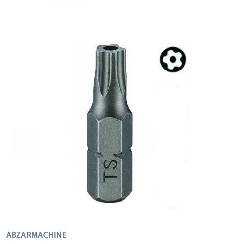 بیت ستاره ای (سر پیچ گوشتی)سوراخ دار 25 میلیمتر FORCE