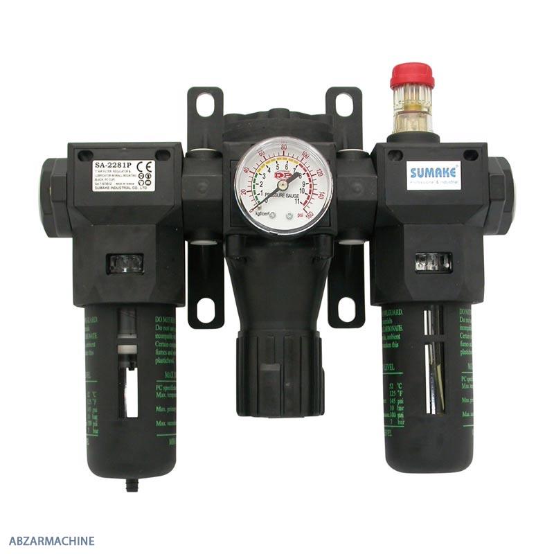 واحد مراقبت هوا سه قلو 1 اینچ SUMAKE مدل SA-2281P