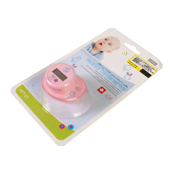 پستانک تب سنج دیجیتالی cocet مدل KFT-21 رنگ صورتی — تصویر 1