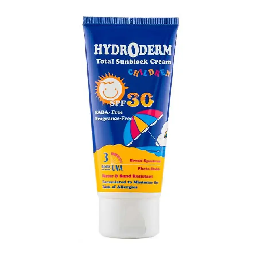 کرم ضد آفتاب کودکان هیدرودرم SPF 30 حجم 50 میلی لیتر