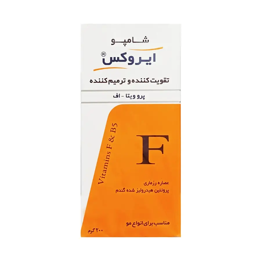 شامپو پرویتا-اف ایروکس حجم 200 گرم تقویت کننده و ترمیم کننده مناسب انواع مو