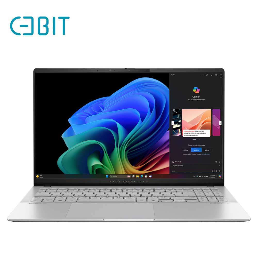 لپ تاپ 15.6 اینچی ایسوس مدل VivoBook S15 OLED S5507QA Snapdragon X Plus X1P42100 16GB 1T SSD Qualcomm 3K