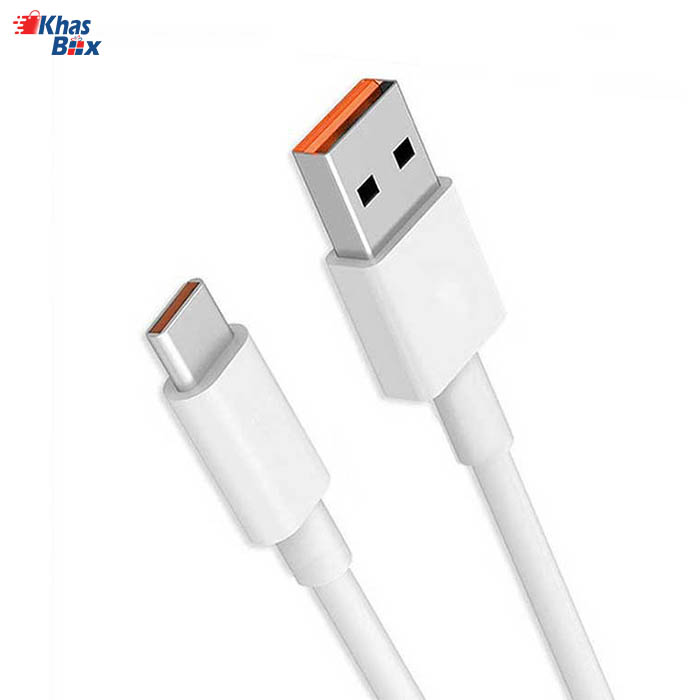 کابل شارژ ۶۷ وات شیائومی اورجینال مدل USB-A به Type-C با پشتیبانی از شارژ سریع