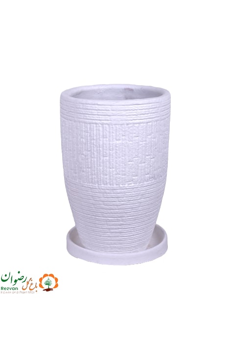 گلدان سفالی کتیبه ای با ارتفاع49 و دهانه30(در رنگبندی مختلف)