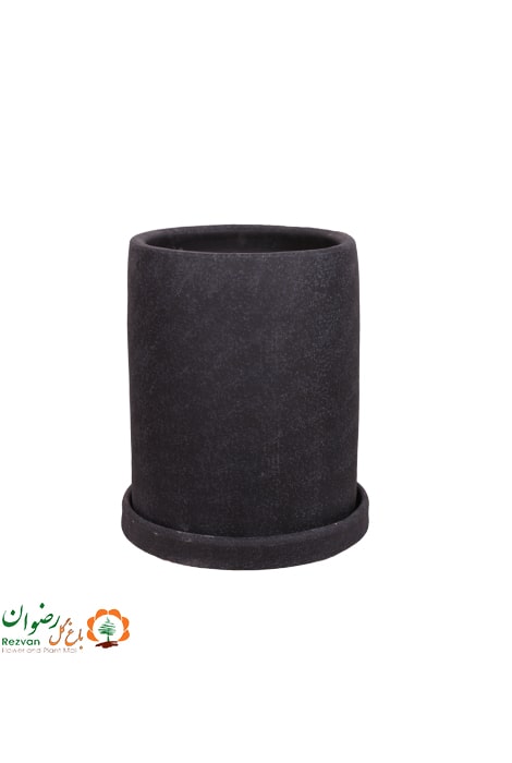 گلدان سفالی استوانه ای با ارتفاع50و دهانه38(در رنگبندی مختلف)