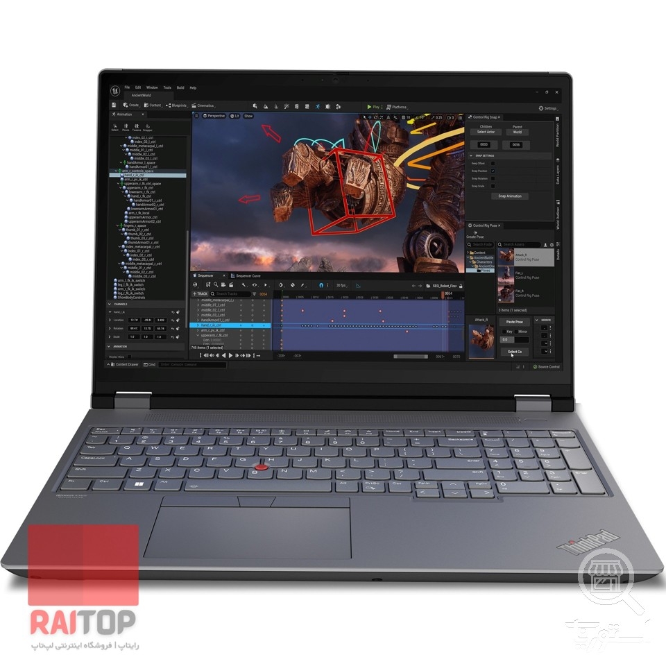 لپ تاپ 16 اینچی Lenovo مدل ThinkPad P16 Gen 2 — تصویر 1