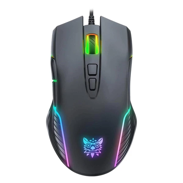 موس مخصوص بازی اونیکوما مدل CW905 Black RGB با سیم — تصویر 1