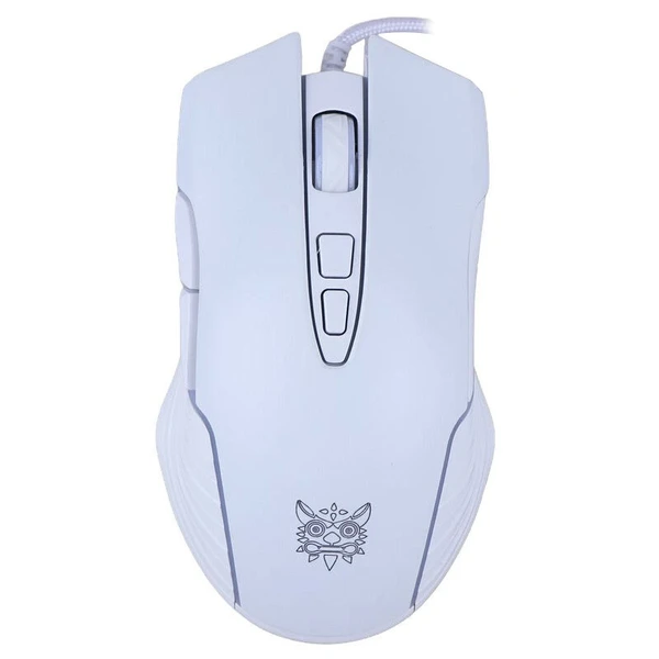 موس مخصوص بازی اونیکوما مدل CW905 White RGB با سیم — تصویر 1