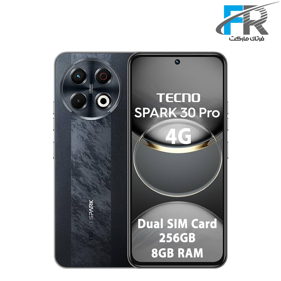 گوشی موبایل تِکنو مدل Spark 30 Pro 4G دو سیم کارت/ ظرفیت 256 گیگابایت/ رم 8 گیگابایت