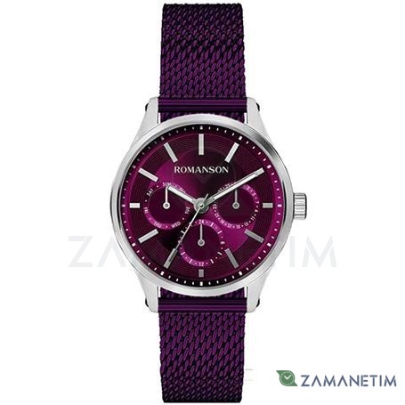 ساعت رومانسون tm0b10flwwap2w-wine