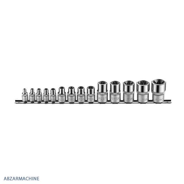 سری بکس ستاره ای 1/4 ، 3/8 ، 1/2 درایو 14عددی FORCE