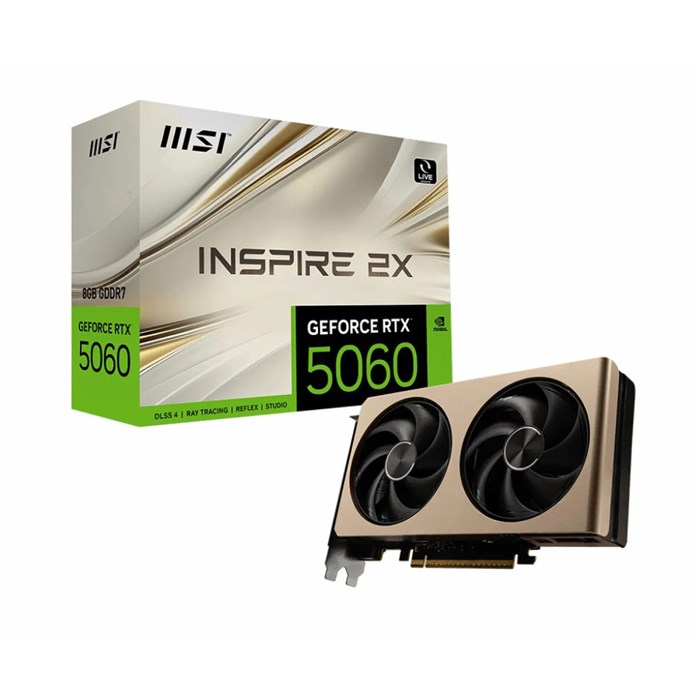 کارت گرافیک ام اس آی مدل GeForce RTX 5060 8G INSPIRE 2X OC