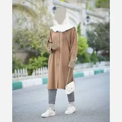 مانتو مدل ابروبادی دو سایزی مناسب تمام فصول