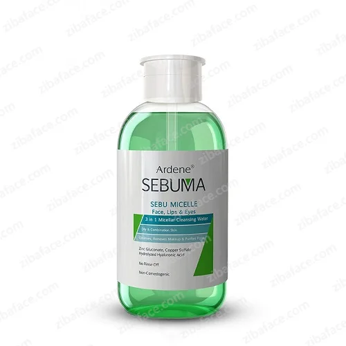 پاک کننده آرایش میسلار 3 در 1 چشم، لب و صورت , مناسب پوست های چرب و دارای آکنه - 500 میلی لیتر (انقضا 1408/04) — تصویر 1
