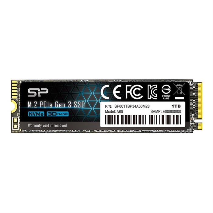 اس اس دی سیلیکون پاور مدل P34A60 PCIe Gen3×4 ظرفیت 1 ترابایت