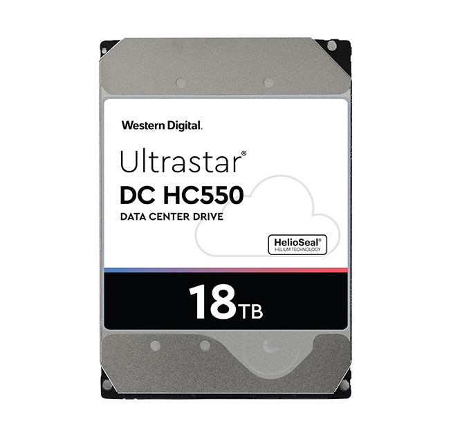 هارد اینترنال وسترن دیجیتال سری ULTRASTAR DC HC550 ظرفیت 18 ترابایت , شرکتی — تصویر 1