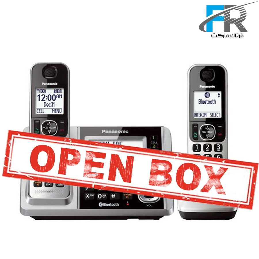 گوشی تلفن بی سیم پاناسونیک مدل KX-TGF372 جعبه باز