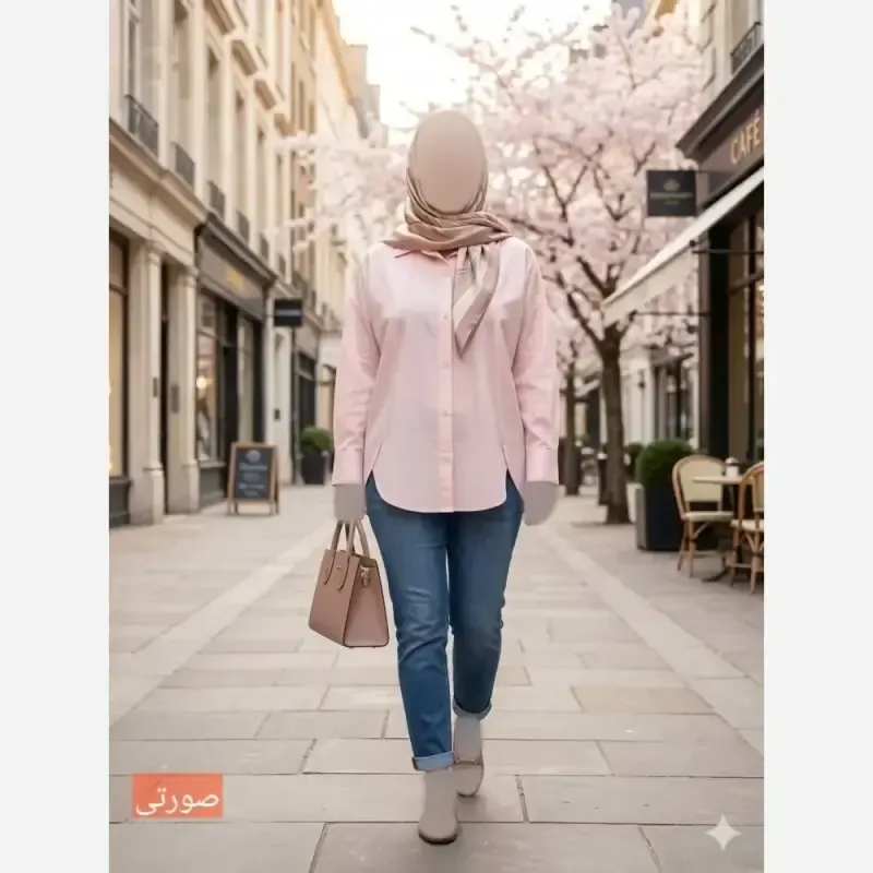 تونیک لینن زنانه مدل ملین سایز بزرگ 38 تا 50 — تصویر 1