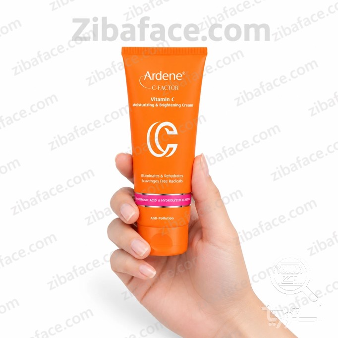 کرم روز مرطوب و روشن کننده حاوی ویتامین C با spf15 آردن c-factor , وزن 75 گرم (انقضا 1407/10)