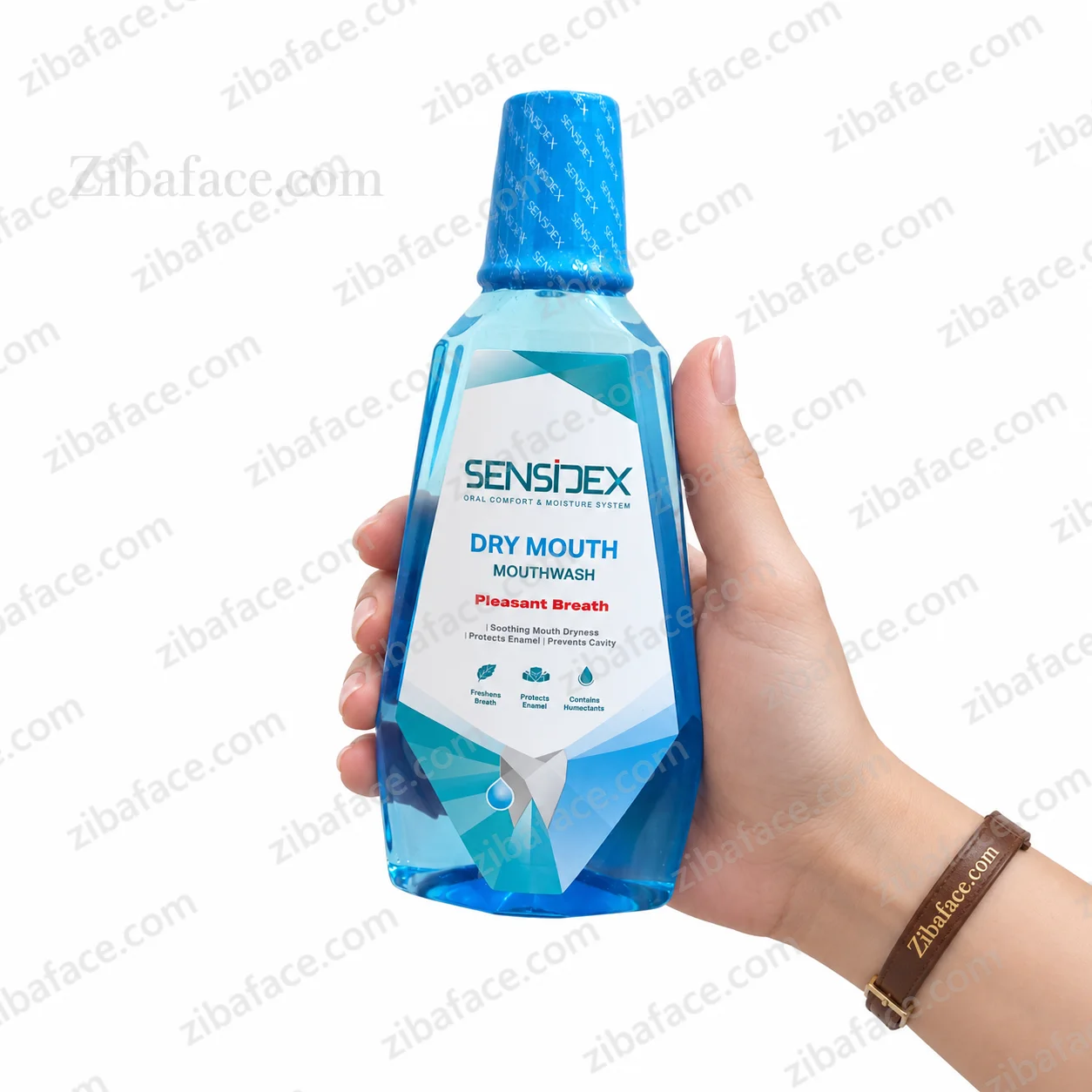 دهان شویه حاوی اسید هیالورونیک سنسیدیکس pleasant breath (انقضا 1407/05) — تصویر 1