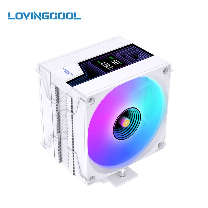 فن پردازنده بادی سفید لاوینگ کول مدل UK6000 PRO WHITE