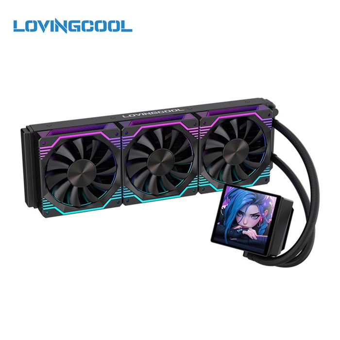 فن پردازنده مایع لاوینگ کول مدل DP01 360 LCD