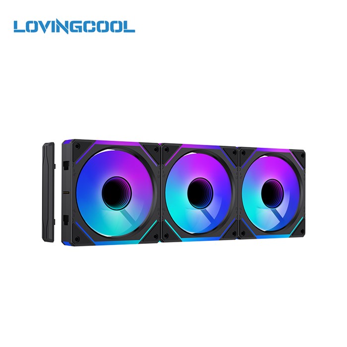 فن کیس لاوینگ کول مدل PL1200 MIRROR 3 IN 1