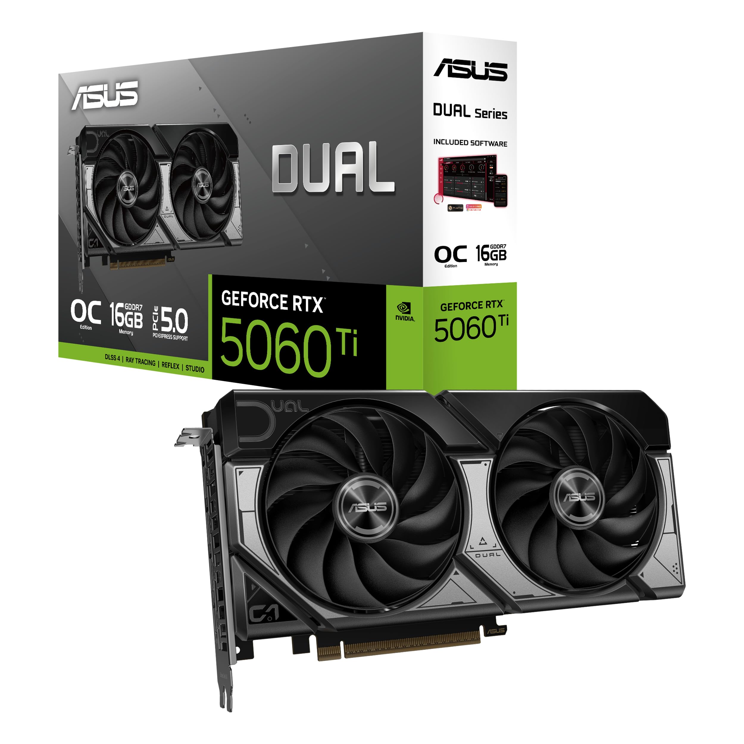 کارت گرافیک ایسوس مدل DUAL GeForce RTX 5060 TI 16GB OC Edition
