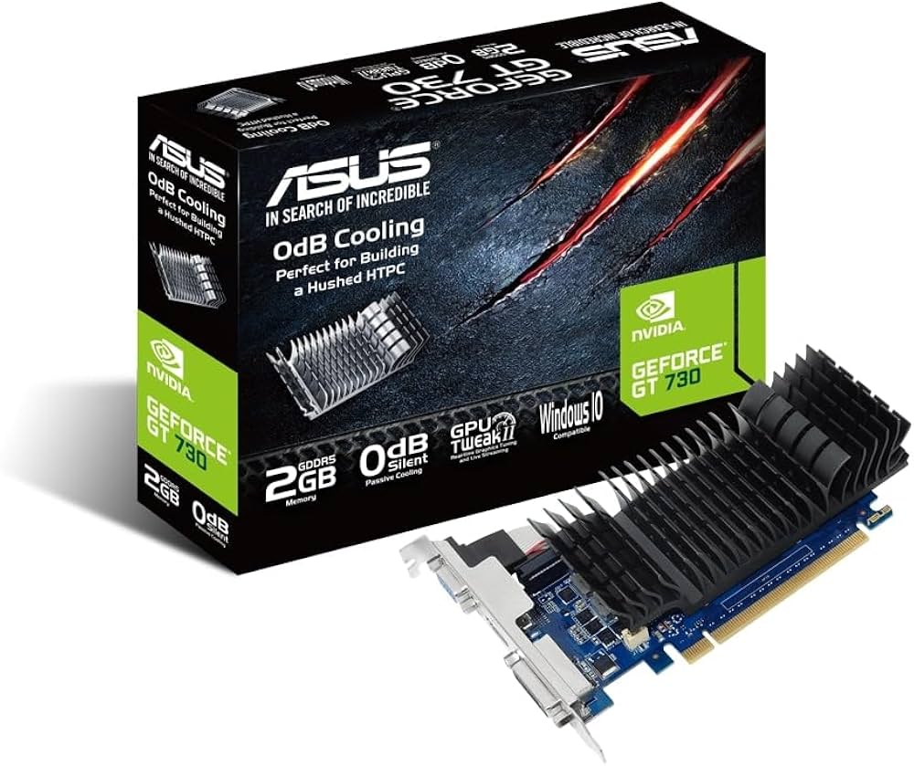 کارت گرافیک ایسوس مدل ASUS GT730-SL-2GD5-BRK Graphics Card