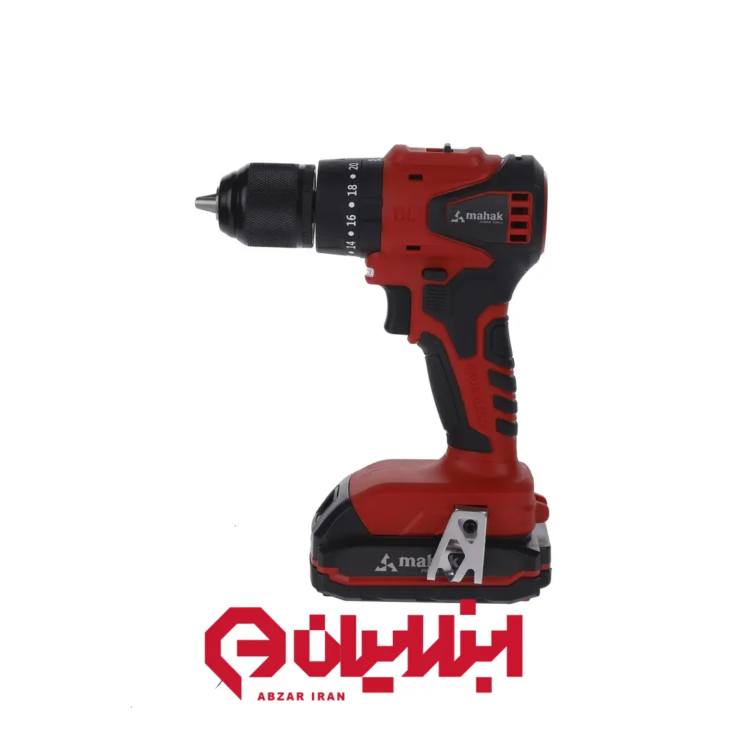 دریل پیچ گوشتی چکشی شارژی براشلس 20 ولت محک مدل BCD-2010 Li — تصویر 1