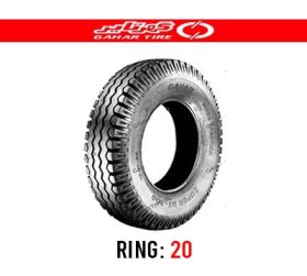 لاستیک خودرو گهر مدل DT300 (گل جلو نخی،درجه یک) سایز 12.00R20(تولید2025)
