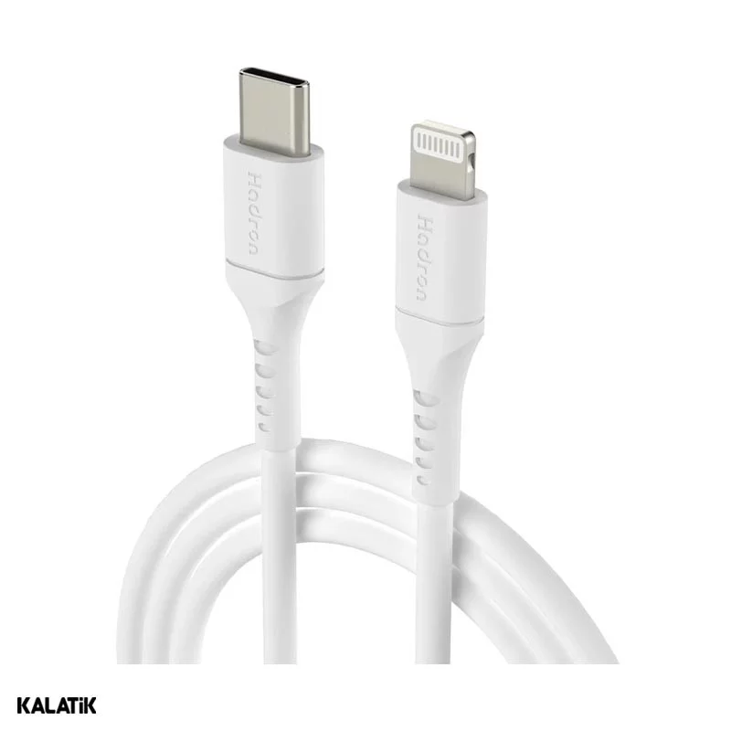 کابل تبدیل USB-C به لایتنینگ هادرون مدل HTC-C-L01 به طول 1 متر