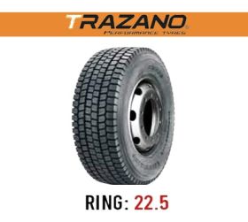 لاستیک خودرو ترازانو مدل CM335 (گل عقب) سایز 315/70R22.5(تاریخ تولید2025)