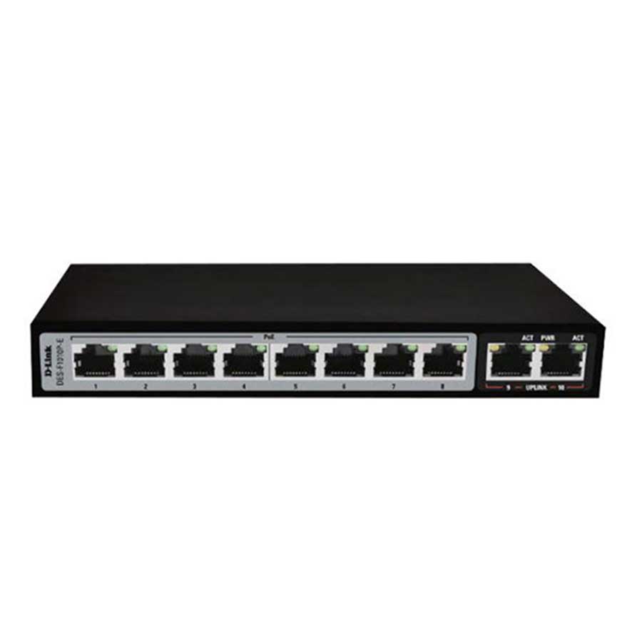سوئیچ 10 پورت POE دی لینک مدل DGS-F1010P