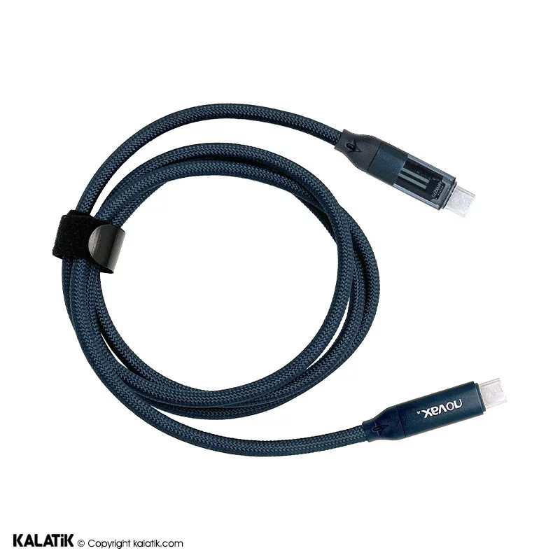 کابل تبدیل USB-C به USB-C نواکس مدل L101 به طول 1 متر-شارسل — تصویر 1