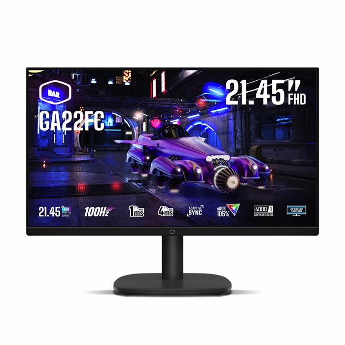 مانیتور گیمینگ 22 اینچ کولر مستر مدل GA22FC — تصویر 1