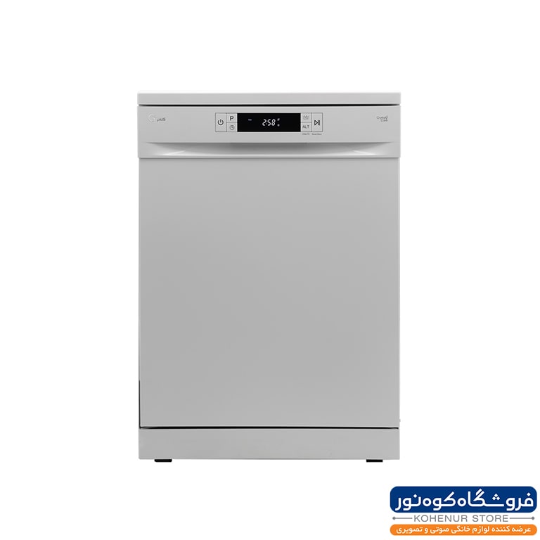 ماشین ظرفشویی جی پلاس مدل GDW-M1463W رنگ سفید
