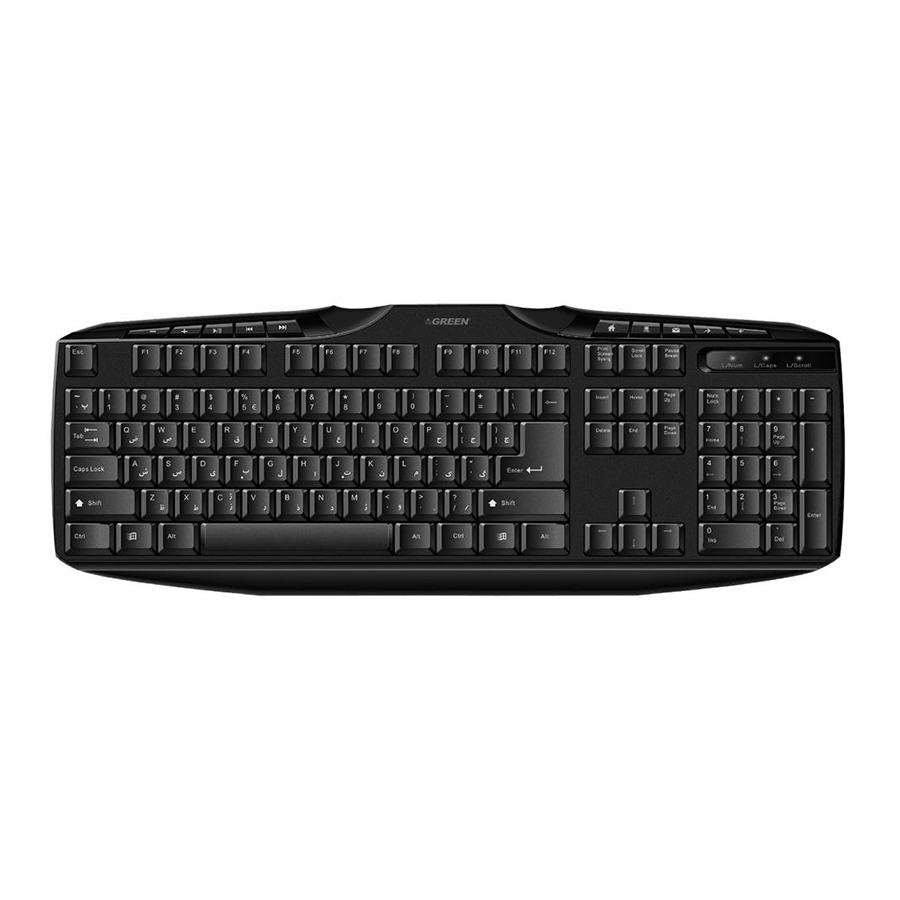 کیبورد باسیم گرین مدل GK302